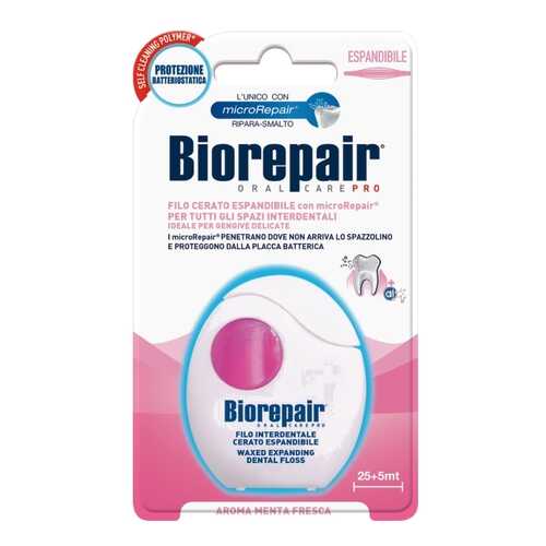 Зубная нить Biorepair Expanding Dental Floss 30 м в МейТан