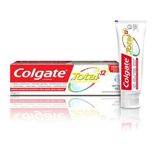 Зубная паста Colgate total 12 Чистая мята 75 мл в МейТан