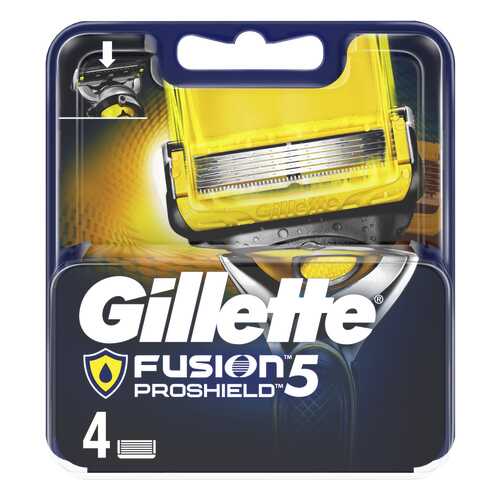 Сменные кассеты Gillette Fusion5 ProShield 4 шт в МейТан