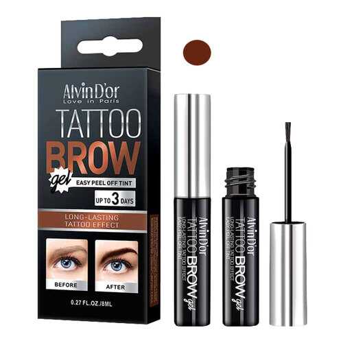 Гель-тинт для бровей Alvin Dor Tattoo Brow Dark Brown в МейТан