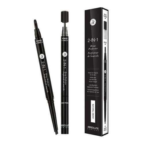 Карандаш-помадка для бровей Absolute New York 2 in 1 Brow Perfecter Natural Ebony в МейТан