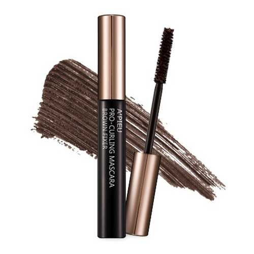 Подкручивающая база для ресниц APIEU Pro-Curling Brown Fixer Mascara, 3,5 гр в МейТан