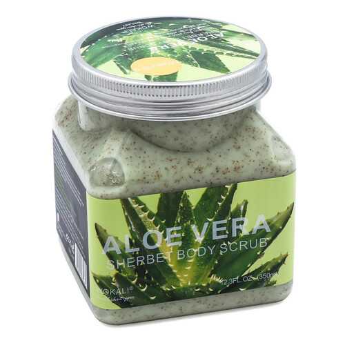 Скраб для тела Wokali Aloe Sherbet Body Scrub Алоэ 350 мл в МейТан