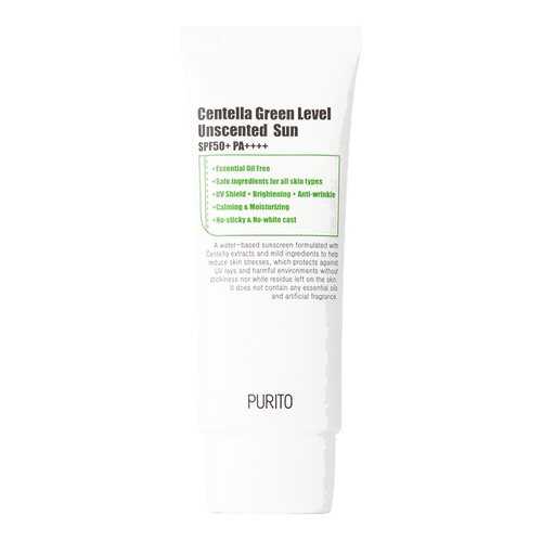 PURITO Cолнцезащитный крем с центеллой Centella Green Level Unscented Sun SPF50+PA+++ в МейТан