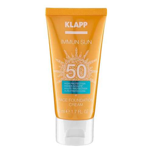 Солнцезащитное средство Klapp Immum Sun Face Foundation Cream в МейТан