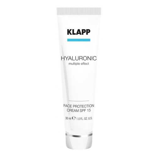 Солнцезащитный крем Klapp HYALURONIC Face Protection Cream SPF 15 30 мл в МейТан