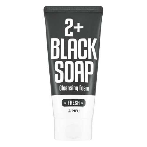 Пенка для умывания APIEU Fresh Blacksoap 2+ Cleansing Foam 130мл в МейТан