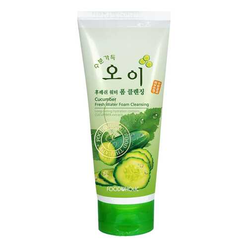 Пенка для умывания FoodaHolic Cucumber Fresh Water Foam Cleansing 180 мл в МейТан