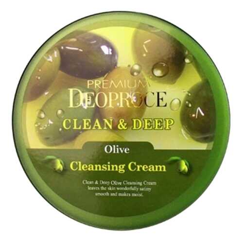 Средство для очищения Deoproce Premium Clean & Deep Olive Cleansing Cream 300 г в МейТан