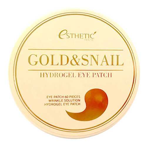 Патчи для глаз Esthetic House Gold & Snail Hydrogel Eye Patch 60 шт в МейТан