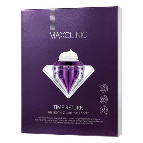 Крем для лица Maxclinic Time Return Melatonin Cream Mask Sheet 28 мл в МейТан