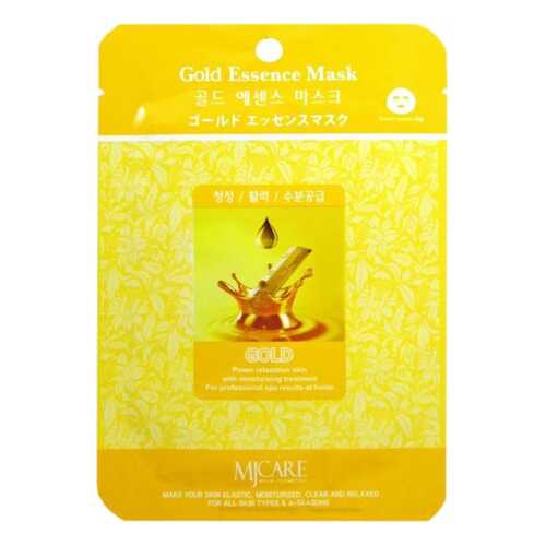 Маска для лица MJ CARE Gold Essence Mask 23 г в МейТан