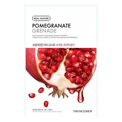 Маска для лица The Face Shop Real Nature Pomegranate Face Mask 20 г в МейТан