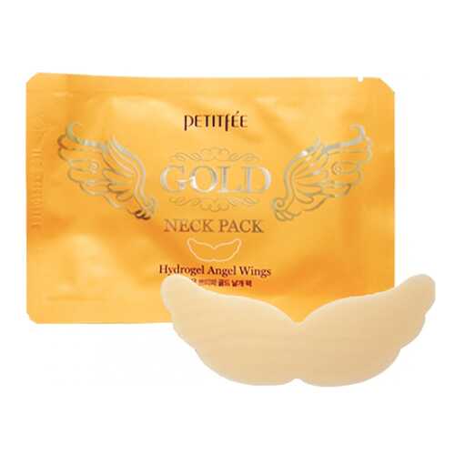 Патч для шеи PETITFEE Gold Neck Pack Hydrogel Angel Wings 10 г в МейТан