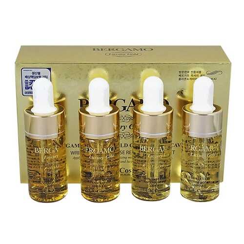 Сыворотка для лица Bergamo Luxury Gold Caviar Wrinkle Care Intense Repair 4*13 мл в МейТан