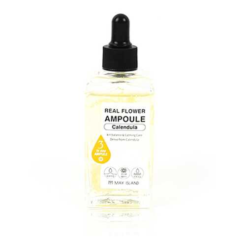 Сыворотка для лица May Island Real Flower Ampoule Calendula 100мл в МейТан