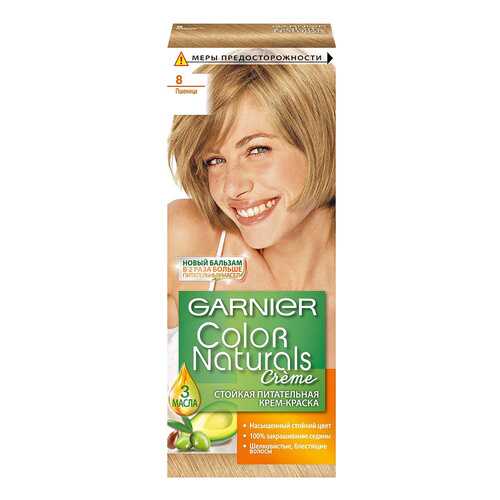 Краска для волос Garnier Color Naturals 8.0 Пшеница 110 мл в МейТан