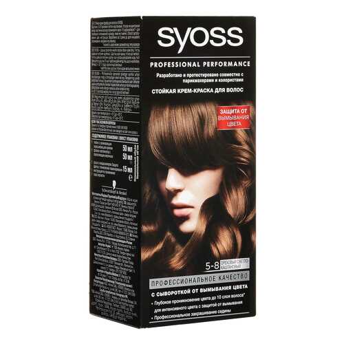 Краска для волос Syoss Color 5-8 Ореховый светло-каштановый в МейТан