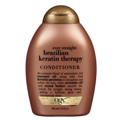 Кондиционер для волос OGX Brazilian Keratin Therapy Ever Straight Conditioner 385 мл в МейТан