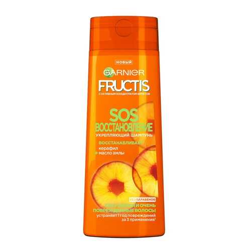 Шампунь GARNIER FRUCTIS SOS Восстановление секущихся кончиков волос 400мл в МейТан