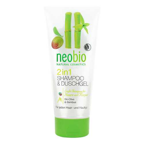 Шампунь neobio 2 in 1 Shower Gel & Shampoo 200 мл в МейТан