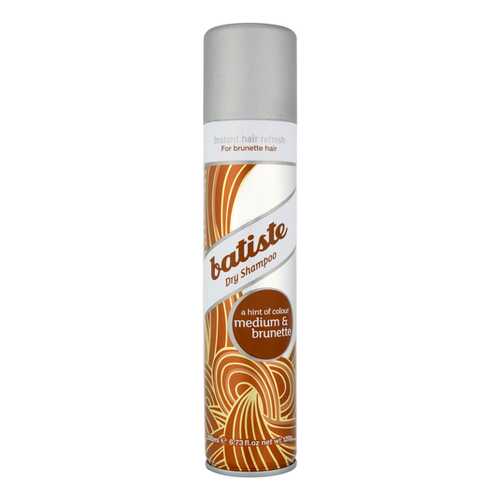 Сухой шампунь BATISTE Medium для шатенок и брюнеток, 200 мл в МейТан